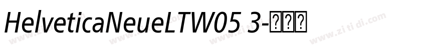 HelveticaNeueLTW05 3字体转换